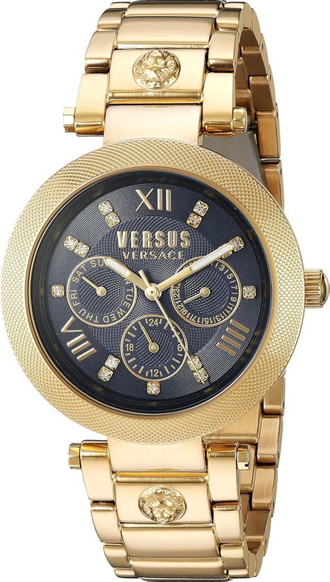 versace versus watch gold|Versace watches with diamond.